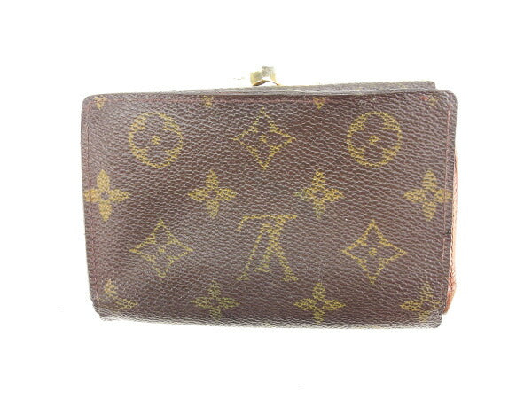 LOUIS VUITTON Bifold Wallet M61663 Brown Portonevie Vienova