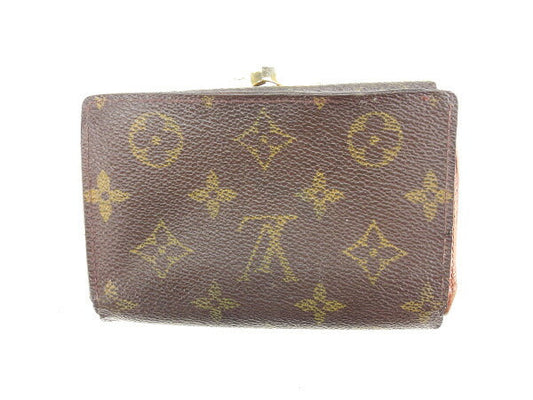 LOUIS VUITTON Bifold Wallet M61663 Brown Portonevie Vienova