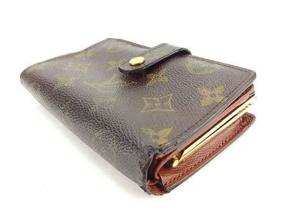 LOUIS VUITTON Bifold Wallet M61663 Brown Portonevie Vienova