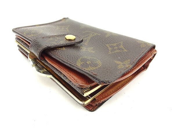 LOUIS VUITTON Bifold Wallet M61663 Brown Portonevie Vienova