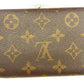 LOUIS VUITTON Bifold Wallet M61663 Brown Portonevie Vienova