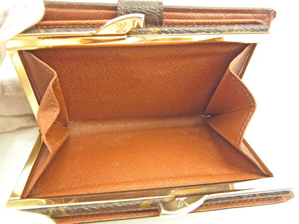 LOUIS VUITTON Bifold Wallet M61663 Brown Portonevie Vienova