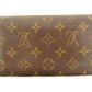 LOUIS VUITTON Long Wallet Purse M61725 Brown Pochette Porto MonÃ©credi