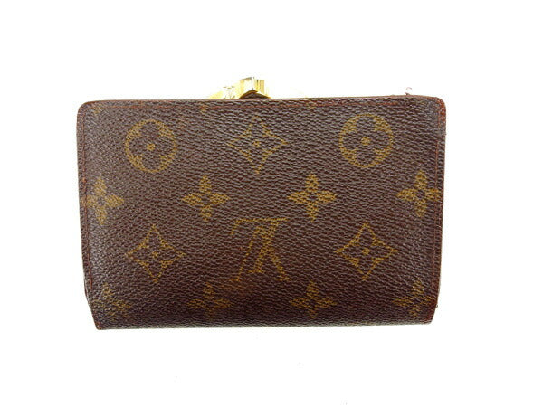 LOUIS VUITTON Bifold Wallet M61663 Brown Portonevie Vienova