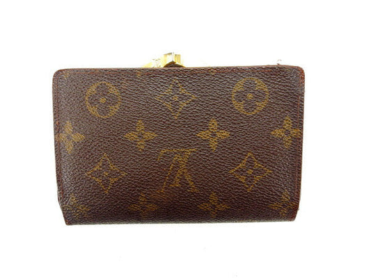 LOUIS VUITTON Bifold Wallet M61663 Brown Portonevie Vienova