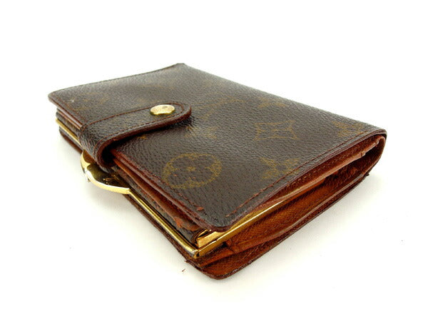 LOUIS VUITTON Bifold Wallet M61663 Brown Portonevie Vienova