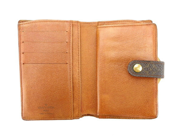 LOUIS VUITTON Bifold Wallet M61663 Brown Portonevie Vienova