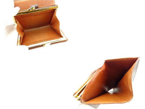 LOUIS VUITTON Bifold Wallet M61663 Brown Portonevie Vienova