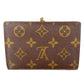 LOUIS VUITTON Bifold Wallet M61663 Brown Portonevie Vienova