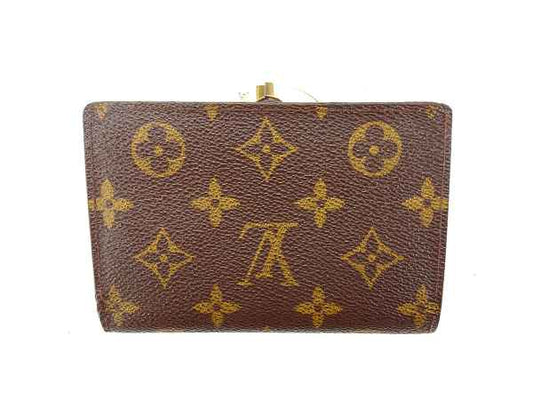 LOUIS VUITTON Bifold Wallet M61663 Brown Portonevie Vienova