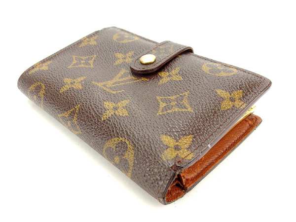LOUIS VUITTON Bifold Wallet M61663 Brown Portonevie Vienova