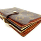 LOUIS VUITTON Bifold Wallet M61663 Brown Portonevie Vienova
