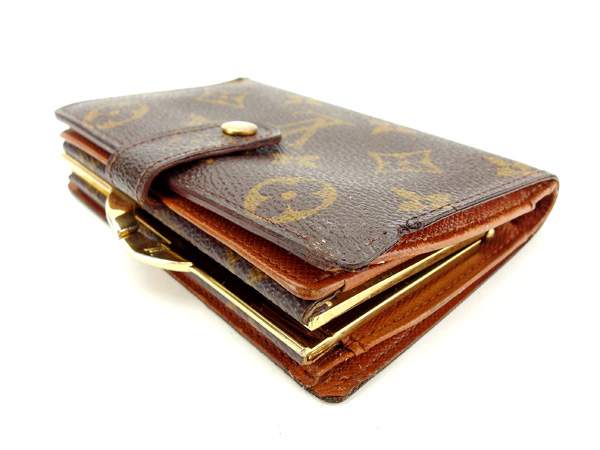 LOUIS VUITTON Bifold Wallet M61663 Brown Portonevie Vienova
