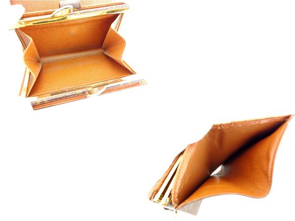 LOUIS VUITTON Bifold Wallet M61663 Brown Portonevie Vienova
