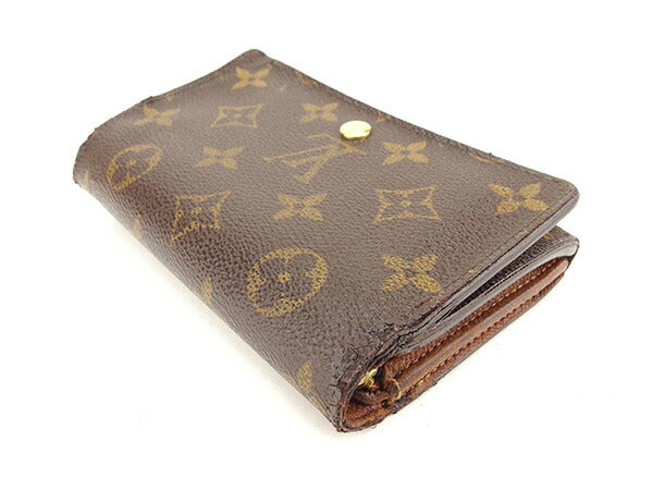 LOUIS VUITTON Long Wallet Purse M61730 Brown Portonebi Tresol