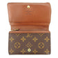 LOUIS VUITTON Long Wallet Purse M61730 Brown Portonebi Tresol