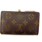 LOUIS VUITTON Bifold Wallet M61663 Brown Portonevie Vienova