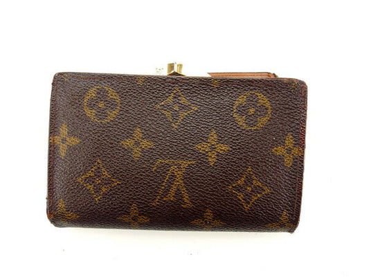 LOUIS VUITTON Bifold Wallet M61663 Brown Portonevie Vienova