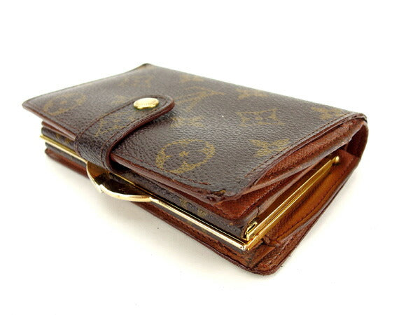 LOUIS VUITTON Bifold Wallet M61663 Brown Portonevie Vienova