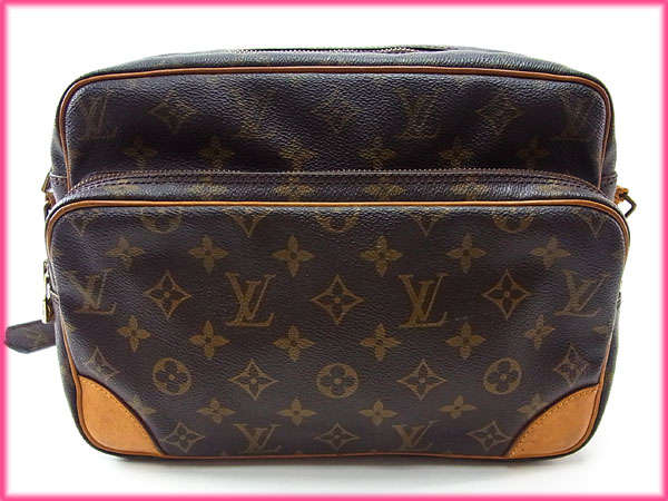 LOUIS VUITTON Shoulder Bag M45244 Brown Nil