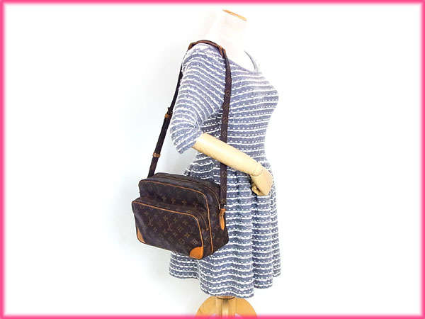LOUIS VUITTON Shoulder Bag M45244 Brown Nil