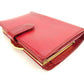 LOUIS VUITTON Bifold Wallet M63247 Castilian red Portonevie Vienova