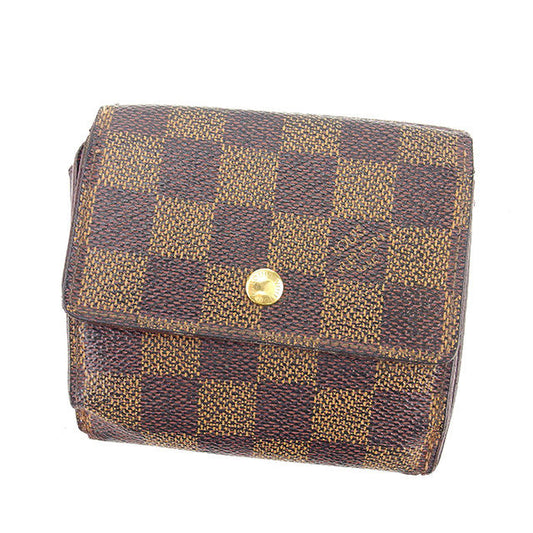 LOUIS VUITTON Bifold Wallet N61652 Ebene (brown type) Porte Monnaie Billets Cartes Credit