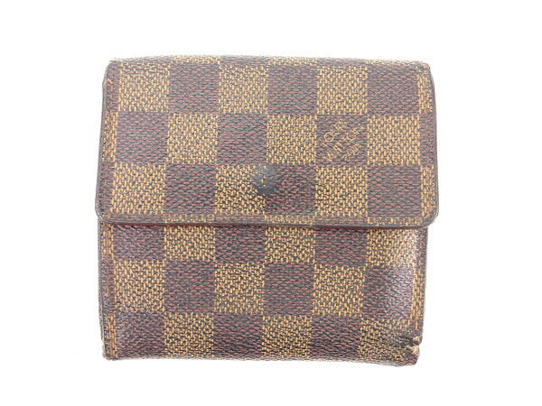 LOUIS VUITTON Bifold Wallet N61652 Ebene (brown type) Porte Monnaie Billets Cartes Credit