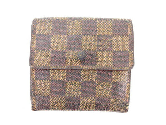 LOUIS VUITTON Bifold Wallet N61652 Ebene (brown type) Porte Monnaie Billets Cartes Credit