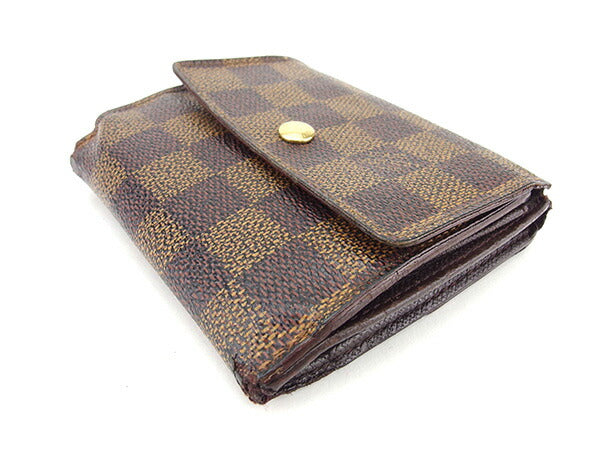 LOUIS VUITTON Bifold Wallet N61652 Ebene (brown type) Porte Monnaie Billets Cartes Credit