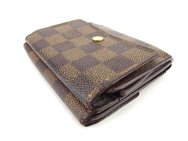 LOUIS VUITTON Bifold Wallet N61652 Ebene (brown type) Porte Monnaie Billets Cartes Credit