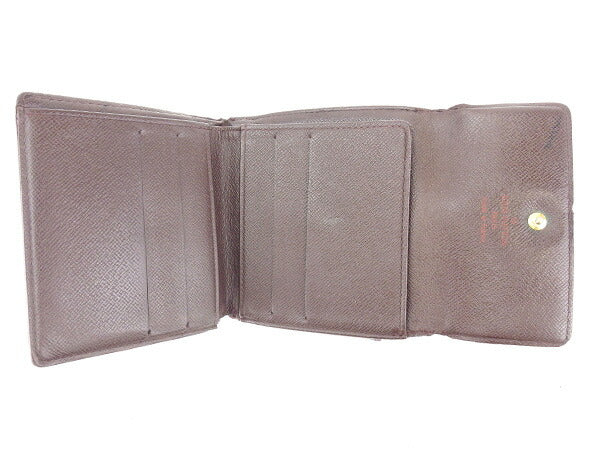 LOUIS VUITTON Bifold Wallet N61652 Ebene (brown type) Porte Monnaie Billets Cartes Credit