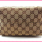 GUCCI Handbag 124542 GG canvas Beige x brown x green