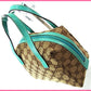 GUCCI Handbag 124542 GG canvas Beige x brown x green