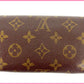 LOUIS VUITTON Long Wallet Purse M61730 PVCx leather Brown Portonebi Tresol