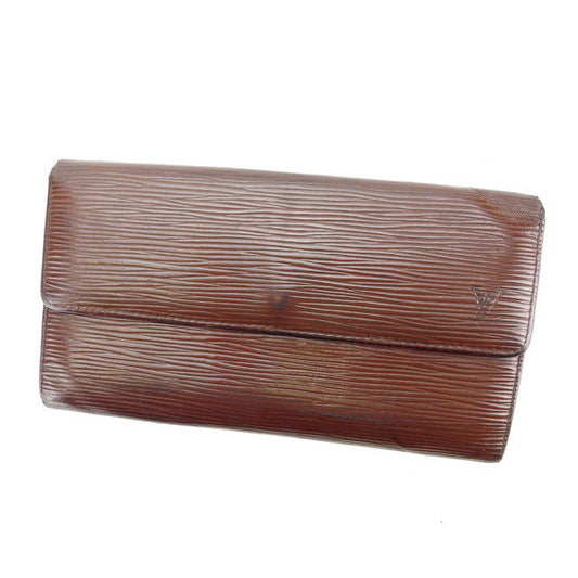 LOUIS VUITTON Long Wallet Purse M6359D Brown Pochette Porte Monnaie Carte Credit