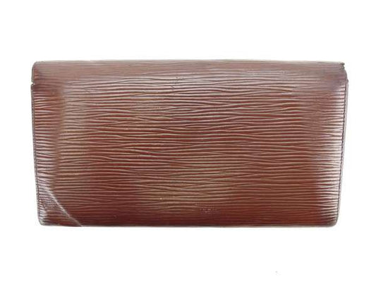 LOUIS VUITTON Long Wallet Purse M6359D Brown Pochette Porte Monnaie Carte Credit