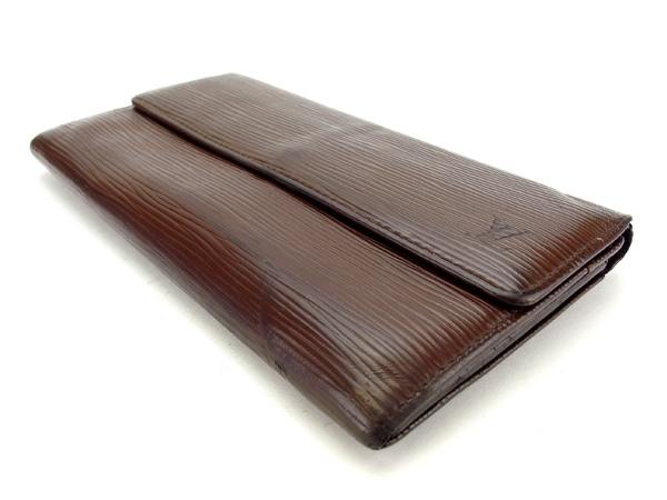 LOUIS VUITTON Long Wallet Purse M6359D Brown Pochette Porte Monnaie Carte Credit