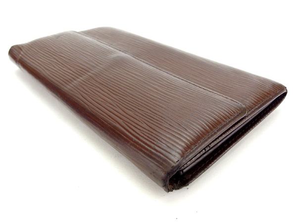 LOUIS VUITTON Long Wallet Purse M6359D Brown Pochette Porte Monnaie Carte Credit