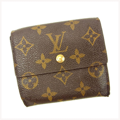LOUIS VUITTON Bifold Wallet M61652 Brown Porte Monnaie Billets Cartes Credit