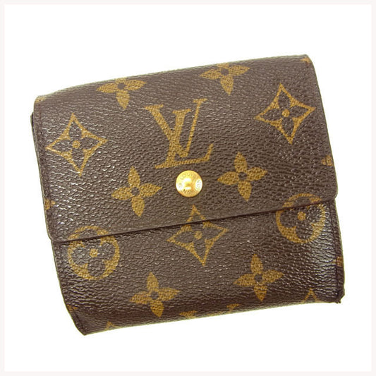 LOUIS VUITTON Bifold Wallet M61652 Brown Porte Monnaie Billets Cartes Credit