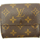 LOUIS VUITTON Bifold Wallet M61652 Brown Porte Monnaie Billets Cartes Credit