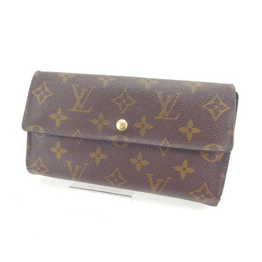 LOUIS VUITTON Long Wallet Purse M61215 Brown Porte Tresor International