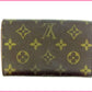 LOUIS VUITTON Long Wallet Purse M61730 Brown /Porte Monnaie-Viet-Trésor