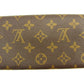 LOUIS VUITTON Long Wallet Purse M61724 Brown Pochette Porto MonÃ©credi