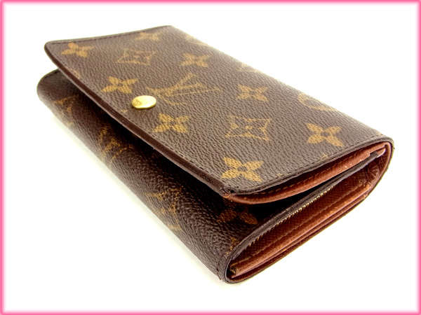 LOUIS VUITTON Long Wallet Purse M61730 Brown /Porte Monnaie-Viet-Trésor