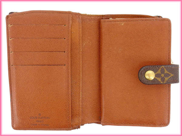 LOUIS VUITTON Bifold Wallet M61663 Brown /Porto Monnaie Bien-Viennois