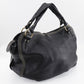 CELINE Tote Bag leather black Women Used Authentic