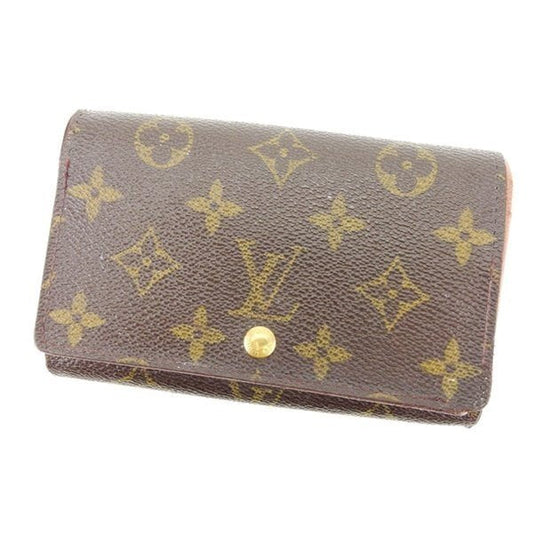 LOUIS VUITTON Bifold Wallet M61730 Brown Portonebi Tresol