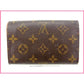 LOUIS VUITTON Bifold Wallet M61730 Brown Portonebi Tresol
